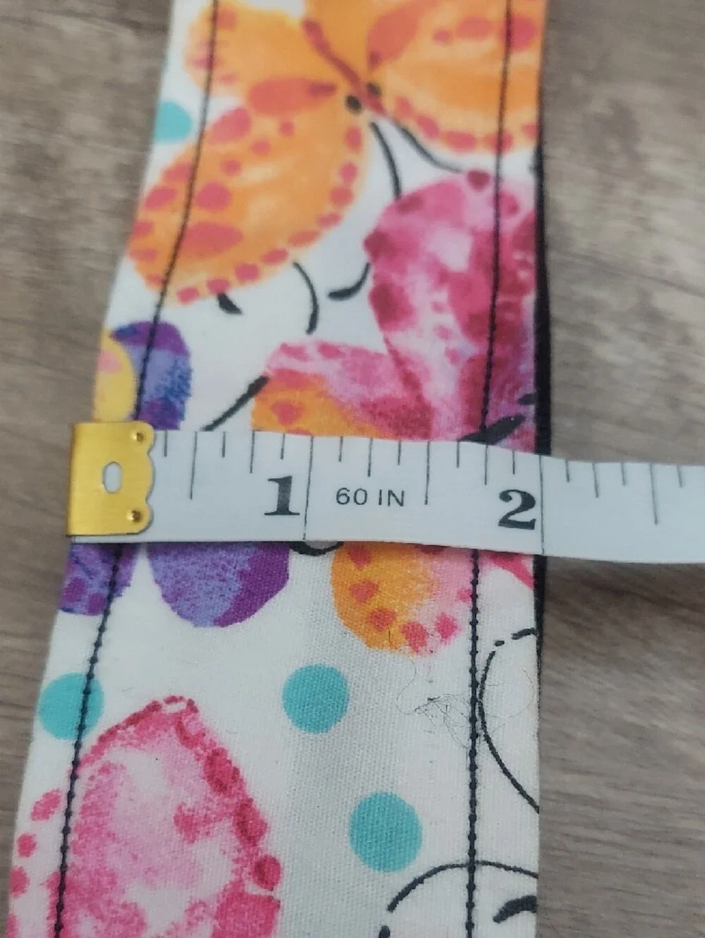 Custom Martingale Dog Collar Watercolor Butterfly Pink Orange Sighthound 2